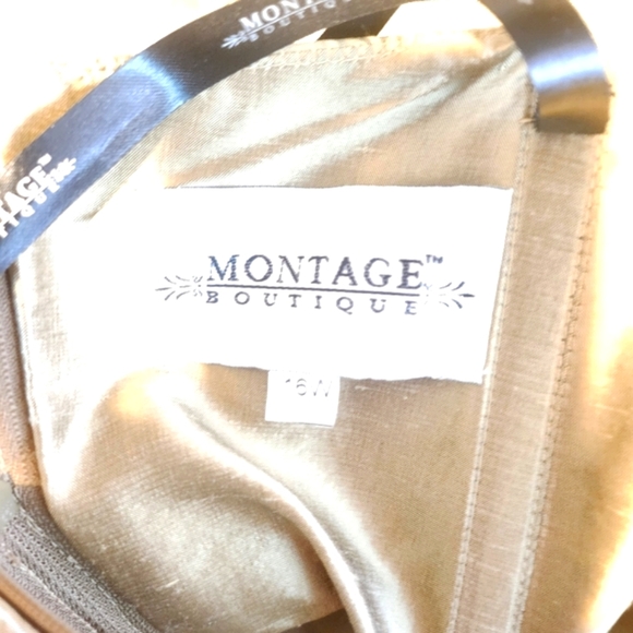👗MONTAGE/Gown/Belero.  BEAUTIFUL FALL GOWN !!!  NWT - Picture 12 of 13